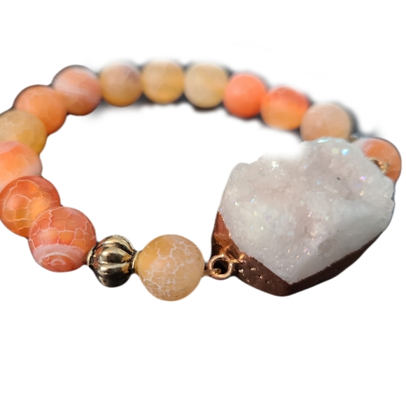 Carnelian Stone Bracelet - Picture 2 of 2